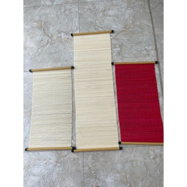 Mành tre nhiều màu khổ 30-60cm - Rèm tre decor Tết, trải bàn ăn, giá 29.000đ 3