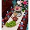 Mành tre rèm tăm đặt kích thước, thả trần - che bàn thờ, trang trí Tết, 42.000 VND 6