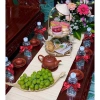 Mành tre rèm tăm đặt kích thước, thả trần - che bàn thờ, trang trí Tết, 42.000 VND 8