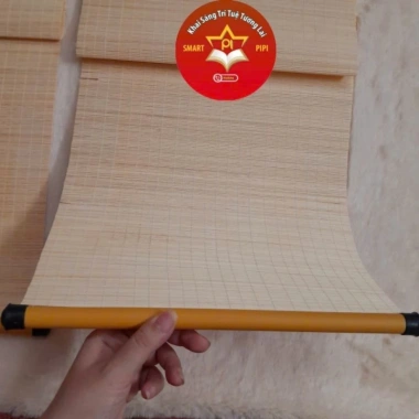 Mành tre trang trí Tết 30x90cm câu đối mộc mịn quà Tân Gia sinh nhật treo 4