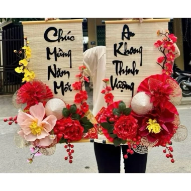 Mành tre trơn suốt treo 2 đầu khổ 30x90cm - Trang trí Tết 36.000đ TâmKemDecor