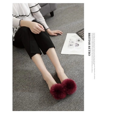 MANXIXI Sandals Bohemian Nữ Gợi Cảm Đế Hairball Inlay Jelly 35-40 - Giá 129k 4