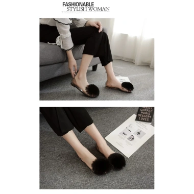 MANXIXI Sandals Bohemian Nữ Gợi Cảm Đế Hairball Inlay Jelly 35-40 - Giá 129k 6
