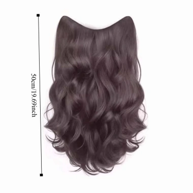 MAOYE66SY Kẹp Tóc Xoăn Dài 20 inch Hình Chữ U Ánh Sáng Vô Hình - Giá 149.040đ