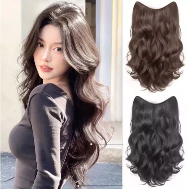 MAOYE66SY Kẹp Tóc Xoăn Dài 20 inch Hình Chữ U Ánh Sáng Vô Hình - Giá 149.040đ