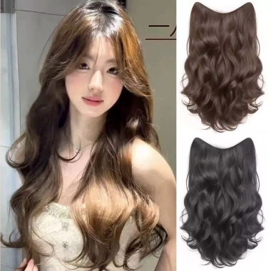 MAOYE66SY Kẹp Tóc Xoăn Dài 20 inch Hình Chữ U Ánh Sáng Vô Hình - Giá 149.040đ
