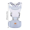 MAOYE66SY Túi Kangaroo đeo chéo trước bé sơ sinh, thoáng khí, mềm mại 2