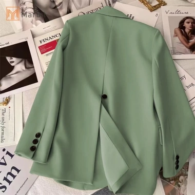 Marbit Blazer Nữ Hàn Quốc Công Sở - Áo Khoác Ngoài Đơn Ngực, Giá 275.292₫