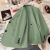 Marbit Blazer Nữ Hàn Quốc Công Sở - Áo Khoác Ngoài Đơn Ngực, Giá 275.292₫ 5
