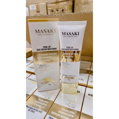 MASAKI Kem chống nắng SPF50+ PA++++ 70g Nâng tone kiềm dầu giảm nhăn chống lão hóa phục hồi da giá chỉ 439.000 VND