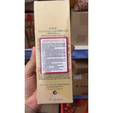 MASAKI Kem chống nắng SPF50+ PA++++ 70g Nâng tone kiềm dầu giảm nhăn chống lão hóa phục hồi da giá chỉ 439.000 VND 5 MASAKI Kem chống nắng SPF50+ PA++++ 70g Nâng tone kiềm dầu giảm nhăn chống lão hóa phục hồi da giá chỉ 439.000 VND 5