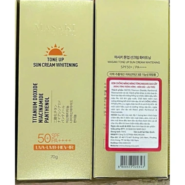 MASAKI Kem chống nắng SPF50+ PA++++ 70g Nâng tone kiềm dầu giảm nhăn chống lão hóa phục hồi da giá chỉ 439.000 VND