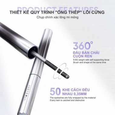 Mascara 3D Judydoll chống nước, chống nhòe, mi cong dài mượt, độ bám cực mạnh, độ bền 24h 2g - Giá chỉ 205.000₫ 4