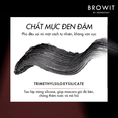 Mascara BROWIT Eyedol Wing 8g One Black - Đen sâu, dài không lem, giảm 22% chỉ 175.000₫ 5
