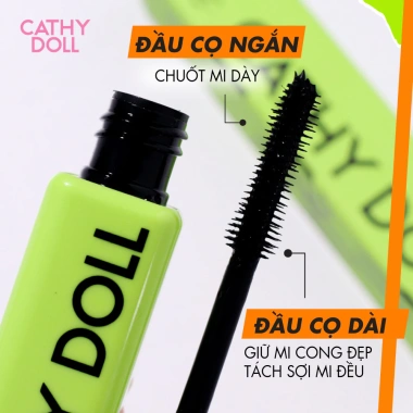 Mascara Chống Trôi Cathy Doll Wake Up 2 Step 5.5g - Bền Màu, Tăng Độ Dày, 149.000đ 2