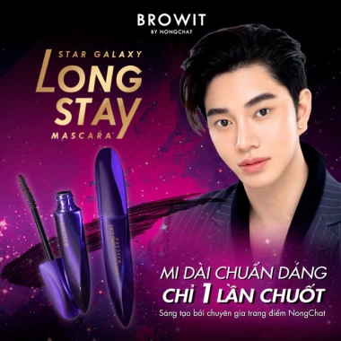 Mascara Lâu Trôi Browit Star Galaxy 8g - Dày, Tơi Đều, Không Vón Cục, 129k 3