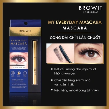 Mascara My Everyday 5.5g Chuốt Mi Tơi Dài & Cong, Kháng Nước, Bền, Giá 119k