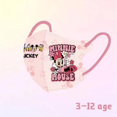 Mask 3-12 tuổi 10PCS Túi 3D Zootopia & Mickey's House - Ba lớp bảo vệ, chống gió, bụi, giá 17,885₫