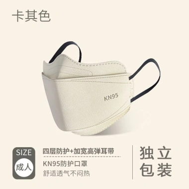 Mask Morandi KF94 10PCS 4 lớp cho người lớn, chống bụi thoáng khí, chống khói mù - 37.800 VND 2