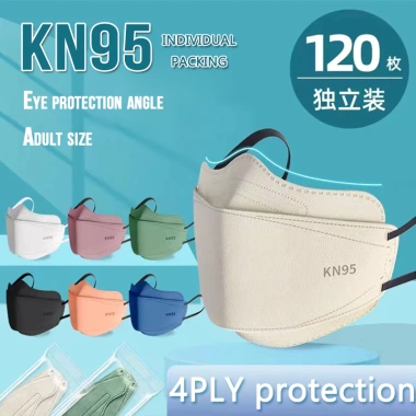 Mask Morandi KF94 10PCS 4 lớp cho người lớn, chống bụi thoáng khí, chống khói mù - 37.800 VND 10