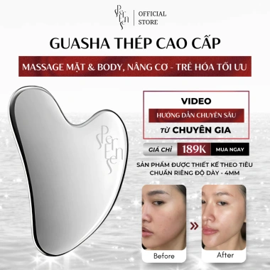 Massage Gua Sha Thép Không Gỉ Cao Cấp - Nâng Cơ, Trẻ Hoá Da Mặt Giá Ưu Đãi 285.000 VNĐ