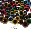 Mắt an toàn nhựa màu hỗn hợp 100x 8-20mm cho búp bê gấu bông DIY Giá 66.000đ 7