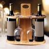 Mặt bàn tre giá đựng rượu vang – Giá đỡ chai di động, giảm còn 304.700 VND 3