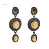 Mặt bông tai nữ bohemian vintage tròn giả kim cương – Quà tặng, giảm giá 80.080₫ 8