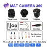 Mắt camera 360 đa năng cho ô tô - Hỗ trợ 1.080p/720p AHD NTSC PAL, BH 6 tháng, Giá chỉ 359.000₫