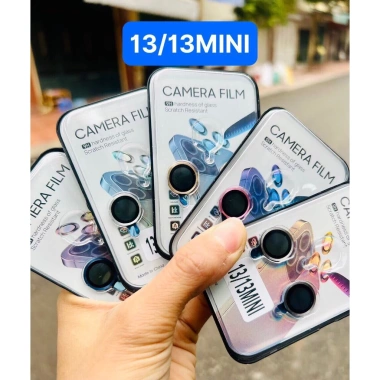 Mắt camera iPhone 14/13/12 Pro Max, 11, 16 mini - Bảo vệ titan đính đá đa màu, chỉ 27.200₫ 2