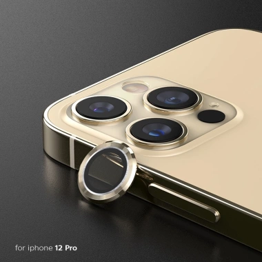 Mắt camera iPhone Titan đính đá bảo vệ chống trầy xước cho Pro Max, Pro - 25.500₫ 3