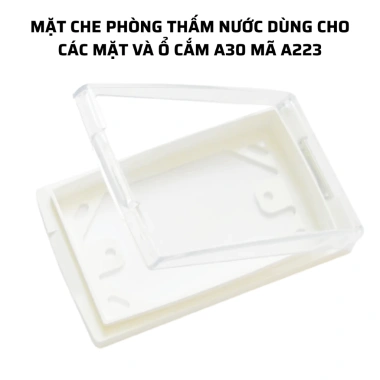 Mặt che chống thấm nước A223S A223V cho ổ cắm, công tắc điện MPE - Bảo hành 12 tháng, 61.398₫