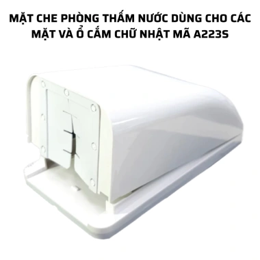 Mặt che chống thấm nước MPE cho ổ cắm và công tắc, giá chỉ 61.398 VND, bảo vệ tối đa