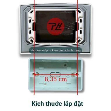 Mặt che mưa chống nước cho công tắc ổ điện ngoài trời - Giá 59.900 VND, bảo vệ 5