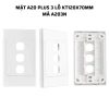 Mặt công tắc Hạt Seri A20 MPE: Độ bền cao, giá chỉ 12.000đ, giảm mạnh 8