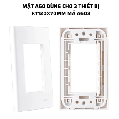 Mặt công tắc và ổ cắm đa năng Series A60 MPE chính hãng - Giá chỉ 12.240₫ 6