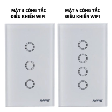 Mặt công tắc WIFI 4 nút SW1/SC MPE - Điều khiển từ xa, giá 848.000₫ 4 Mặt công tắc WIFI 4 nút SW1/SC MPE - Điều khiển từ xa, giá 848.000₫ 4