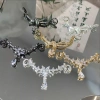 Mặt dây chuyền 14k Ruy băng hoa năm cánh tròn đôi - Tự làm, sang trọng, giảm giá 86.858₫