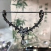 Mặt dây chuyền 14k Ruy băng hoa năm cánh tròn đôi - Tự làm, sang trọng, giảm giá 86.858₫ 6