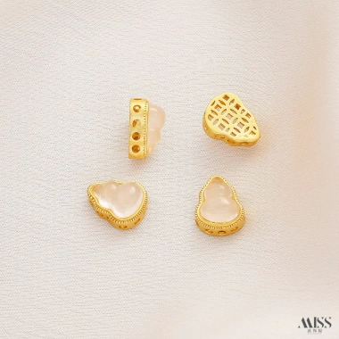 Mặt dây chuyền Bạc 18K Lily of the Valley - Phụ kiện thủ công sang trọng, giá 23.393₫ 4