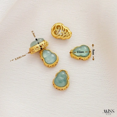 Mặt dây chuyền Bạc 18K Lily of the Valley - Phụ kiện thủ công sang trọng, giá 23.393₫ 7