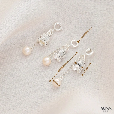 Mặt dây chuyền Bạc 18K Lily of the Valley - Phụ kiện thủ công sang trọng, giá 23.393₫ 13