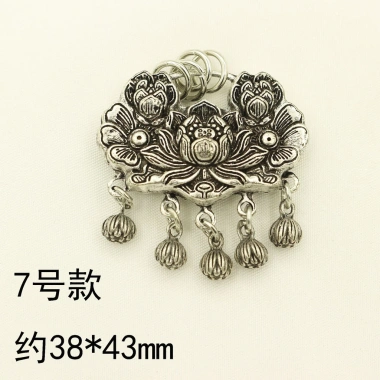 Mặt dây chuyền bạc Tây Tạng cổ hình lotus - Thiết kế tinh xảo, giảm 22% 12 Mặt dây chuyền bạc Tây Tạng cổ hình lotus - Thiết kế tinh xảo, giảm 22% 12