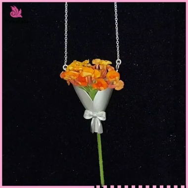 Mặt dây chuyền bó hoa thời trang Eshylala - Choker nữ đẹp, giảm giá chỉ 50.270₫ 3