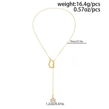 Mặt Dây Chuyền Choker HYCEO Dây Xích Dài Vòng Cổ Nữ Điều Chỉnh Độ Dài - Giảm Giá 23% chỉ 77.000đ