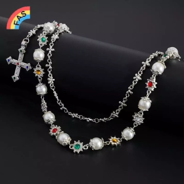 Mặt dây chuyền chữ thập sang trọng nam giới - Đá trai giả tinh tế, giảm giá 4 Mặt dây chuyền chữ thập sang trọng nam giới - Đá trai giả tinh tế, giảm giá 4