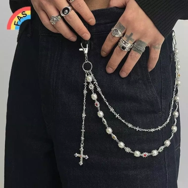 Mặt dây chuyền chữ thập sang trọng nam giới - Đá trai giả tinh tế, giảm giá 11 Mặt dây chuyền chữ thập sang trọng nam giới - Đá trai giả tinh tế, giảm giá 11