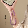 Mặt dây chuyền điện thoại Amethyst Xilian - Dây đeo cổ tay chống sốc, quà tặng