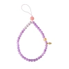 Mặt dây chuyền điện thoại Amethyst Xilian - Dây đeo cổ tay chống sốc, quà tặng 5