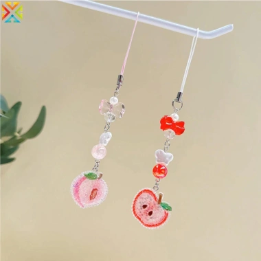Mặt dây chuyền điện thoại Dưa hấu dâu dễ thương - Dây di động trái cây 37.597₫ 5